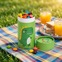 Tube en carton rond personnalisé avec logo, qualité alimentaire, pour bonbons et chocolats