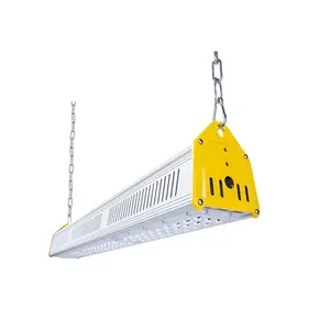 Lampu Dalam Ruangan Komersial Tahan Air Ip65 150W 200W Industri Led Linear Lampu Teluk Tinggi untuk Gudang