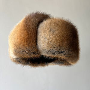 Mùa đông Mũ mùa đông ấm lông mềm giữ ấm lông chồn da Mũ mùa đông với earflap - Product Image 5