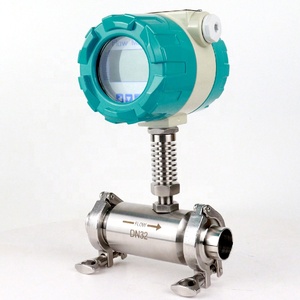 Fabbrica misuratore di portata a turbina liquida alcol morsetto sanitario 1 "25mm olio di birra latte alcol misuratore di portata turbina Turbo - Product Image 6