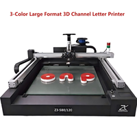 Imprimante 3D grand format ZTEK 800 mm 1200 mm pour la production de lettres en relief pour la signalisation publicitaire et la production de logos