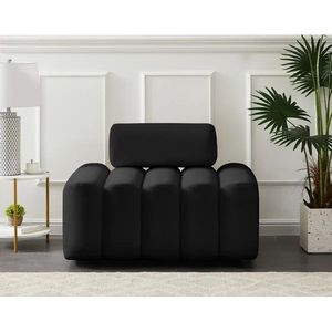 Juego de Sofás Modernos y Elegantes, Sofá Individual Tapizado en Tela de Terciopelo, Silla de Acento para Hogar, Hotel, Villa - Product Image 3