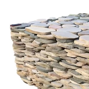 Ciottoli di fiume a fette per pavimentazione da giardino, tappeto erboso e vialetti in arenaria Tingbu - Product Image 6