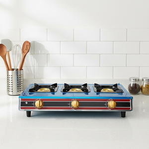 Cocina de Gas de Doble Quemador S-7003R Zhanbang con Encendido Piezoeléctrico, Clase A, Portátil, para Uso Doméstico, de Sobremesa - Product Image 4