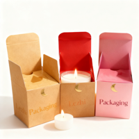 Diffuseur de roseaux vides parfumés personnalisés ensemble personnalisé boîte d'emballage de bougie cadeau en papier rigide de luxe