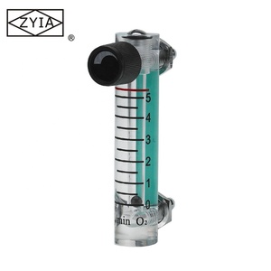 Débitmètre à zone variable en acier inoxydable de haute qualité ZYIA LZM-6T O2 pour oxygène vétérinaire, régulateur personnalisable OEM +/-1,5% - Product Image 6