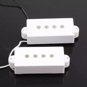 Grosir 4 string p <span class=keywords><strong>pickup</strong></span> bass gitar elektrik p bass <span class=keywords><strong>pickup</strong></span> dengan Magnet keramik putih - Product Image 4