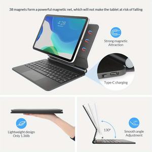 <span class=keywords><strong>Clavier</strong></span> sans fil rétroéclairé magnétique pour <span class=keywords><strong>iPad</strong></span> 10,9 pouces <span class=keywords><strong>Air</strong></span> 4ème et 5ème génération avec rétroéclairage, sans support pour stylet - Product Image 3