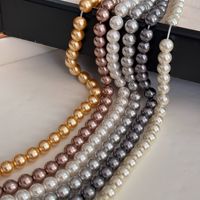 1 brin de perles rondes d'imitation de tailles assorties, prix direct usine, lot en gros pour bijoux de mariage, décoration, artisanat fait main et projets DIY