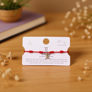 Gemini Seven Star Festival <b>Bracelet</b> <b>Red</b> Cord Stainless Steel Handmade Charm <b>Bracelet</b> - Product Image 3