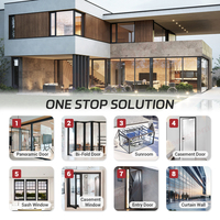 Landsharp Fenêtres insonorisées à double vitrage personnalisées Australie avec gril Fenêtres en verre design français pour les maisons