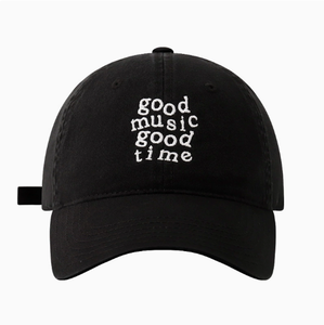 Casual Cotton Baseball Cap Good Music Good Time Embroidered Dad <b>Hat</b> - Product Image 5
