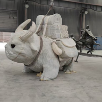 Patung Maskot Fantasi Fiberglass Kustom untuk Proyek Dekorasi Taman Hiburan, Produsen Patung Kartun FRP Modern