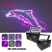 Projecteur laser d'animation professionnel 3W pleine couleur, lumière laser de scène DMX512, adapté aux mariages, discothèques, soirées DJ