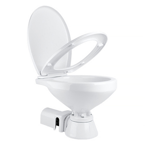 Inodoro Marino Eléctrico Horizontal Seaflo 12V 24V con Taza de Cerámica y <span class=keywords><strong>Asiento</strong></span> de Cierre Suave, Ahorro de Agua - Product Image 1