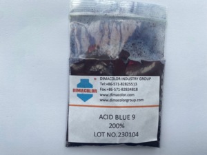 Zuur Helder Blauw <span class=keywords><strong>9</strong></span> Fcf Voor Detergent Kleurstof Gemengde Materialen Industriële Productie