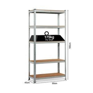 Sistema de Estantería de Almacenamiento Modular Industrial de 5 Niveles para Trabajo Pesado, Protección Contra la Corrosión para Almacén - Product Image 6