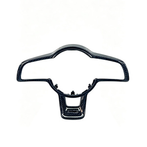 Cubierta Decorativa para Volante Deportivo de Fibra de Carbono Negra, Pieza de Mejora Elegante para el <span class=keywords><strong>Interior</strong></span> del Volkswagen <span class=keywords><strong>Golf</strong></span> MK7 GTI GTD <span class=keywords><strong>R</strong></span> Line - Product Image 6