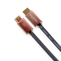 Câble coaxial HDMI2.0v 4K 3D haute vitesse avec Ethernet, conducteur en cuivre nu 18 Gbps pour PS4 et ordinateur