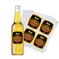 2023 Label Inkjet & Laser tahan air susu putih stiker PET kertas hewan peliharaan stiker kertas A4