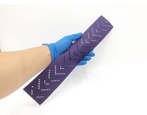 PMS 70mm çok delikli Jumbo rulo seramik otomotiv zımpara diski cırt cırt kaplamalı zımpara kağıdı - Product Image 3