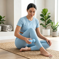 Balle de massage électrique aux noix de cajou, 5 vitesses de vibration, rouleau de relaxation musculaire pour le corps, soulagement de la fasciite plantaire et de la sciatique, sans fil, 15