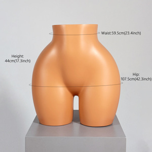 Chất lượng cao nữ Ma Nơ Canh với hông lớn màu da sợi thủy tinh thân váy hình thức đồ lót hiển thị mông mannequin - Product Image 2