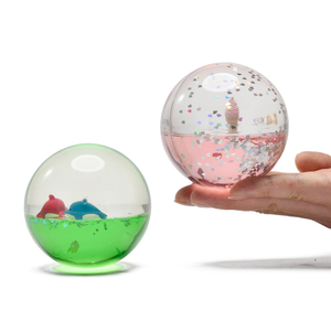 क्रिस्टल गतिशील फ्लोटिंग बर्फ रेत फ्लोटेज टॉय तरल ग्लिटर फ्लोटर पानी जेल बाउंसी बॉल बाउंसी बॉल - Product Image 5