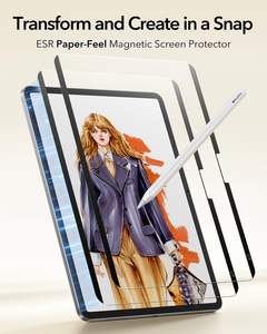 Protection d'écran magnétique effet papier pour <span class=keywords><strong>iPad</strong></span> Pro 11 pouces 13 (M5/M4) Écrire et dessiner comme sur du papier Détachable et réutilisable - Product Image 2