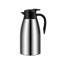 Carafe isotherme portable en acier inoxydable avec couvercle, pour café, thé et autres boissons chaudes, grande capacité, maintien au chaud 12-24 heures