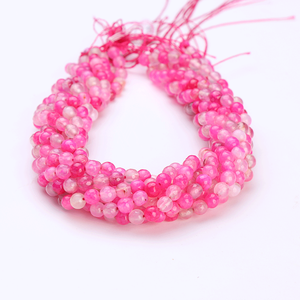 ลูกปัดพลอยสีแดงธรรมชาติแบบหลวม 2052 เม็ด ทรงแฟนซีเจียระไนเงางาม ขนาด 8 มม. พร้อมการแกะสลัก - Product Image 4