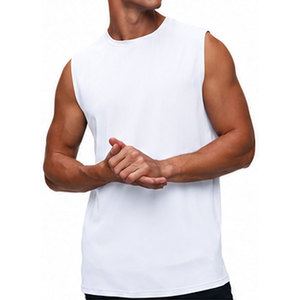 Débardeur Homme de Haute Qualité, Débardeur d'Été pour Homme 100% Coton Respirant, Style Unique, Vêtement de Sport et de Fitness, Couleur Unie et Personnalisable - Product Image 2