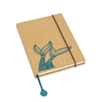 Cahier A5 du fabricant, couverture en liège brodé, journal écologique, stylo d'écriture, agenda, papeterie, planificateurs promotionnels