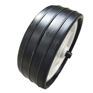 10x3 polegadas poliuretano pneu PU espuma rodízio rodas <span class=keywords><strong>10</strong></span> polegadas Golf Cart Beach Cart Lawn Mower roda para venda - Product Image 3