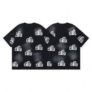 Camiseta Hell T-shirt Star, Fabricante de Ropa de Marca, Personalizada, de Alta Calidad, 100% Algodón, Estilo Vintage, Camiseta con Estampado Gráfico para Hombre - Product Image 4