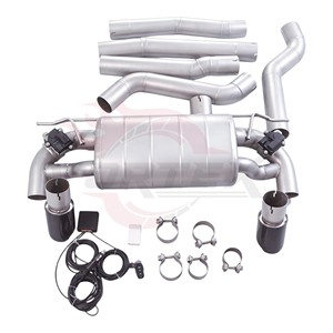 Vortex SUS304 Valved Sport Catback Exhaust for BMW F22 218i 220i 2014-2024 Muffler Carbon Tips <b>Kit</b> - Product Image 3