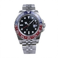 Montre lumineuse de haute qualité, étanche, 41 mm, acier 904L, mouvement VS factory V3 3285, montre Pepsi GMT
