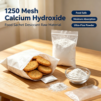 Hydroxyde de calcium de qualité alimentaire 95 % min, poudre de chaux hydratée ultra-fine 1250 mesh pour absorbant d'humidité déshydratant