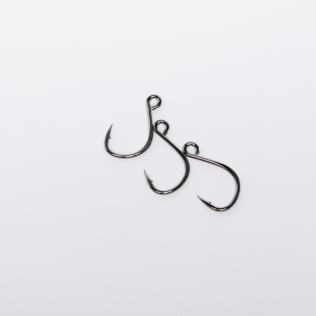 High Carbon Steel Big Eye Single Fish Lure Hooks Carp Fishing Hook Tackle Equipment Fishhooks Pesca