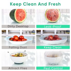 100 unids/bolsa de baño, gorro de ducha personalizado, gorro de ducha desechable de plástico transparente para usos en el baño con alta calidad - Product Image 2