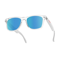Lunettes audio intelligentes E13 avec assistant IA, étanches IPX5, lunettes de soleil musicales, contrôle tactile, contrôle par application, appels mains libres