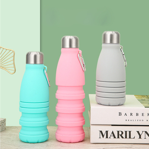 Botella de Agua Reutilizable <span class=keywords><strong>Eversoul</strong></span>, Libre de BPA, a Prueba de Fugas, Botella de Agua Plegable de Silicona para Viajes, Gimnasio, Campamento, Senderismo, Deportes - Product Image 2