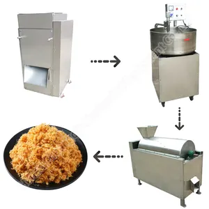 Fleischschredder automatisch gekochtes Huhn fleisch Rindfleisch Floss-Schredder gekochte Fleischschreddermaschine
