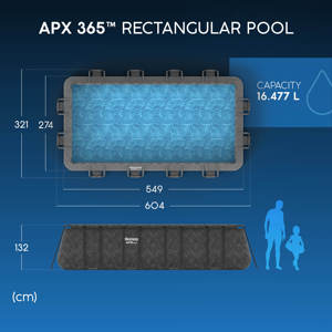 <span class=keywords><strong>Piscine</strong></span> hors sol Bestway 561KA à grand cadre 549x274x132 cm, structure métallique robuste, installation facile, plaisir familial en plein air - Product Image 6