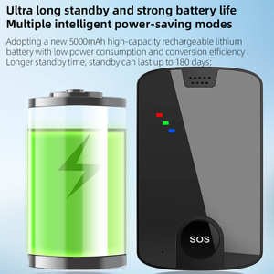 Traceur GPS magnétique 4G, localisateur de suivi portable, 5000 mAh, longue autonomie, prise en charge de la communication bidirectionnelle pour la sécurité des voitures, location de véhicules - Product Image 4