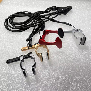 Clip nasal en plastique pour la natation, bouchons nasaux pour accessoires de natation pour enfants plus âgés, ceinture <span class=keywords><strong>d</strong></span>'équilibrage de pression auriculaire beige, protège-dents - Product Image 2
