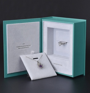 Luxury Custom Logo Cardboard <strong>Gift</strong> Box for Jewelry <strong>Featuring</strong> Matt Lamination Embossing UV Coating Printing Handlings - Product Image 5