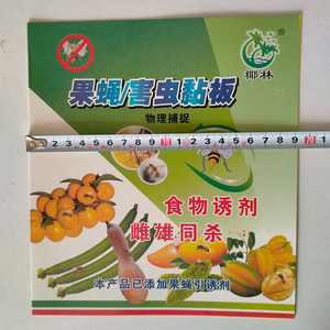 แผ่นกาวดักแมลงแบบใช้แล้วทิ้งสำหรับใช้ในบ้านและสวน - Product Image 2