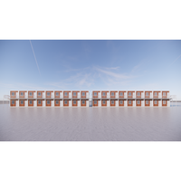 Maisons conteneurs en acier préfabriquées sur mesure en gros 20FT/40FT – Taille personnalisable, design moderne, isolation thermique, résistance au vent