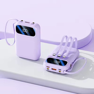 Batería Externa Digital LCD de Polímero de Litio de 20000 mAh, Portátil, de Alta Capacidad, con Interfaces USB y Tipo-C, Venta al Por Mayor - Product Image 2